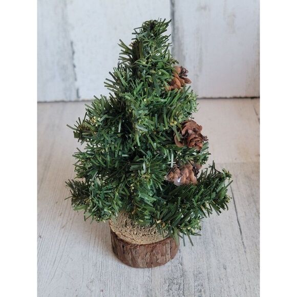 Miniature Pinecone pine tree Christmas Xmas figure home decor - Picture 3 of 5
